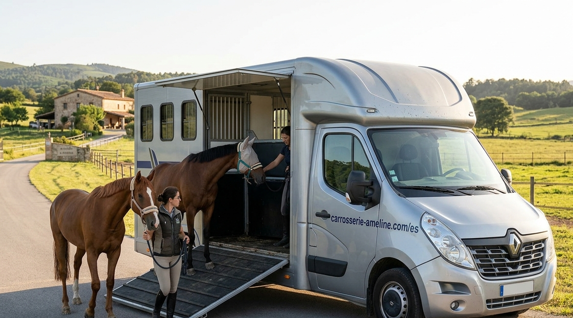 El especialista del transporte de caballos