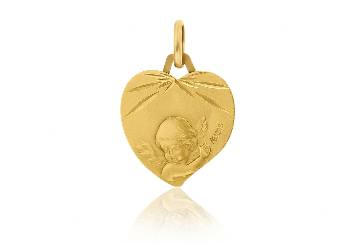 médaille d’ange en or